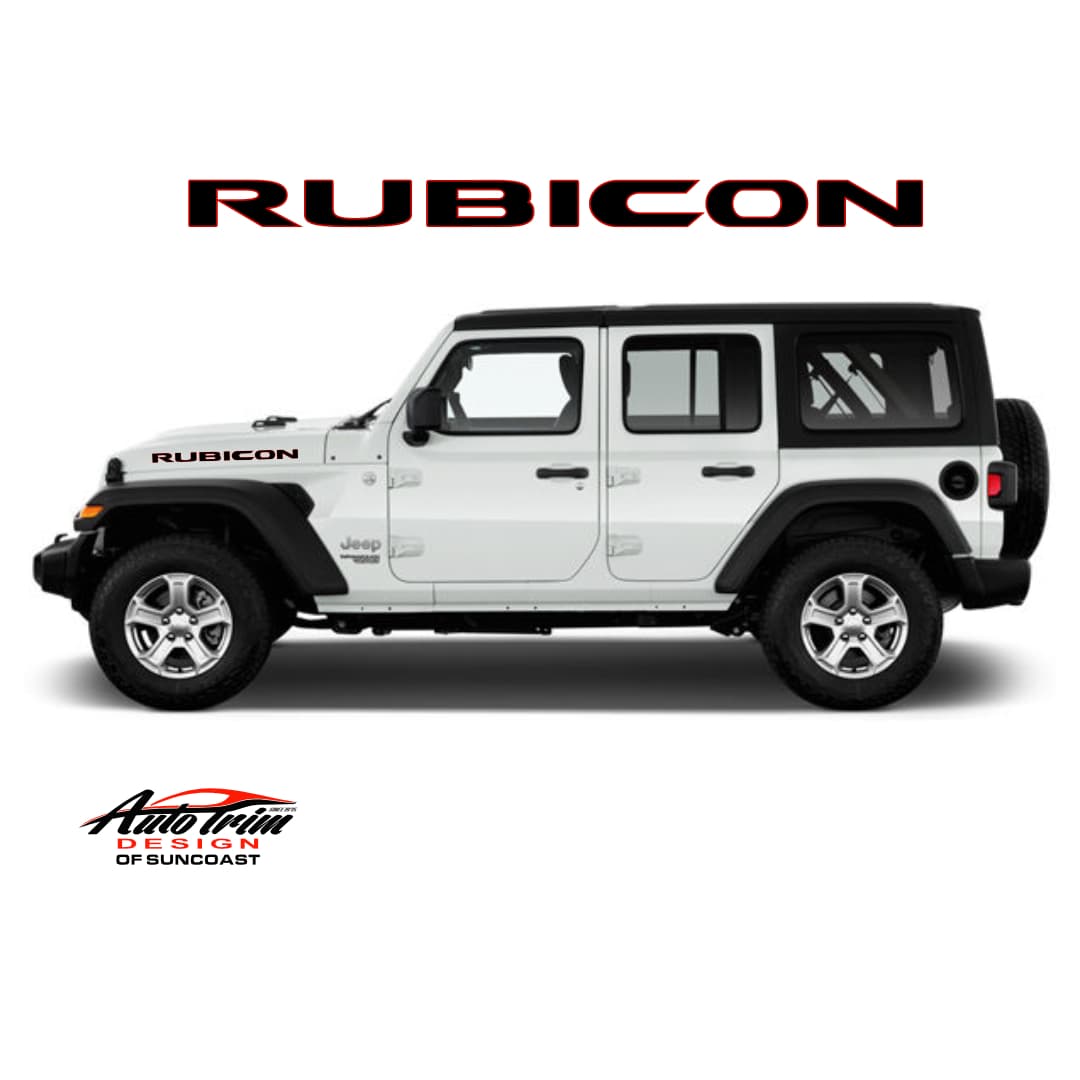 Jeep Rubicon Fender Lettering