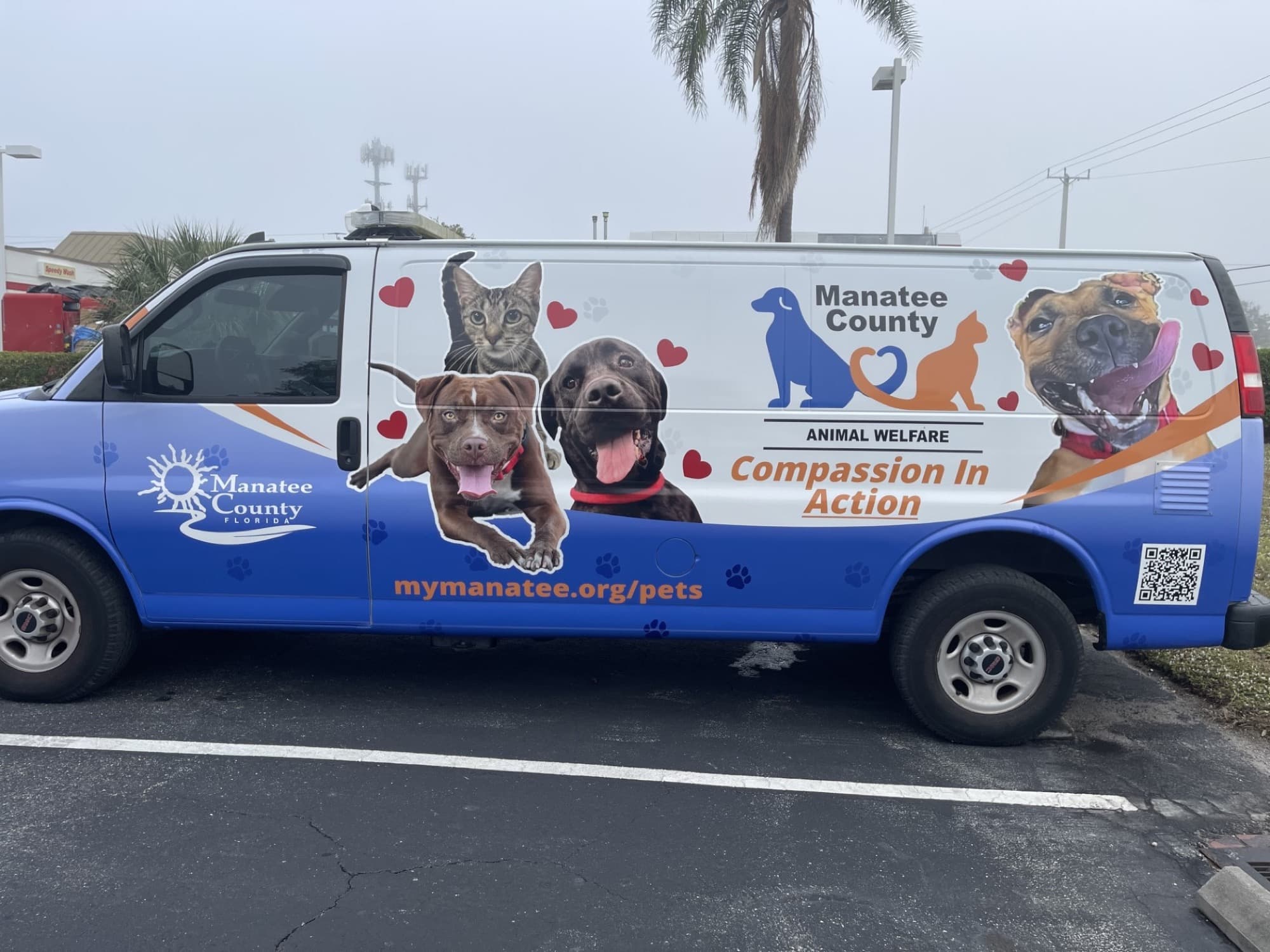 Manatee County Animal Welfare van wrap by Auto Trim Design