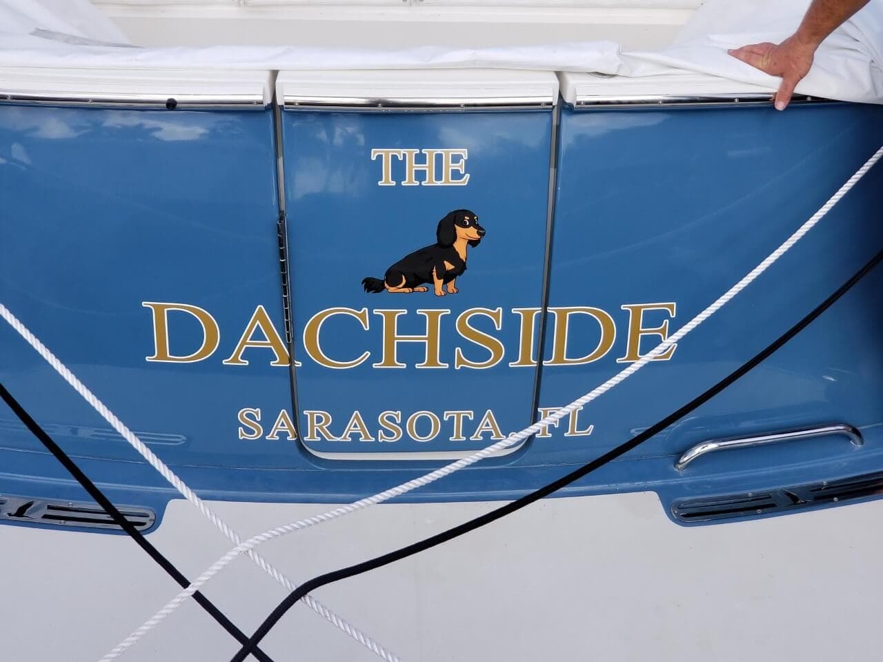 Custom boat graphics marine graphics by Auto Trim Design Bradenton