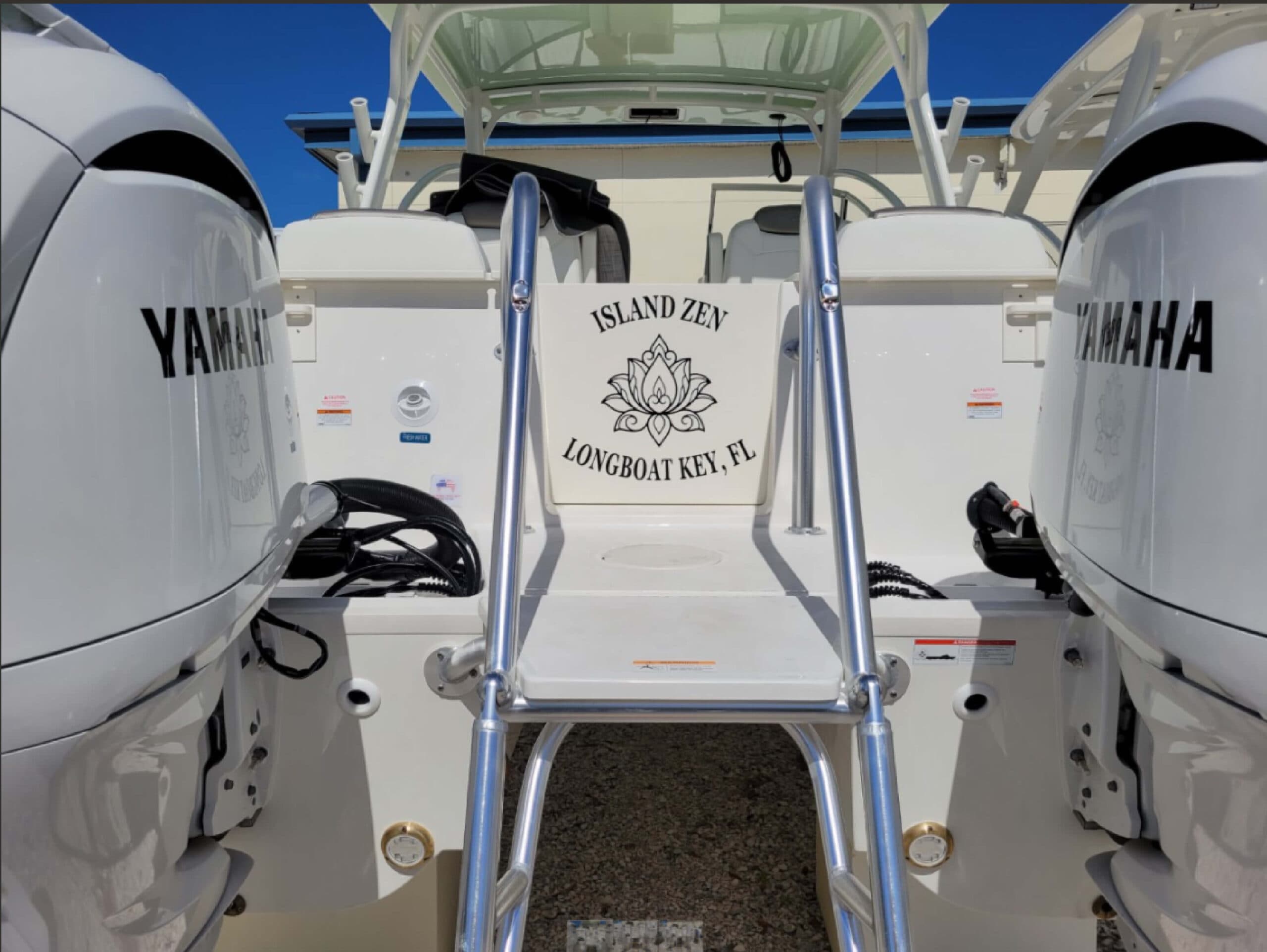 Custom boat graphics marine graphics by Auto Trim Design Bradenton