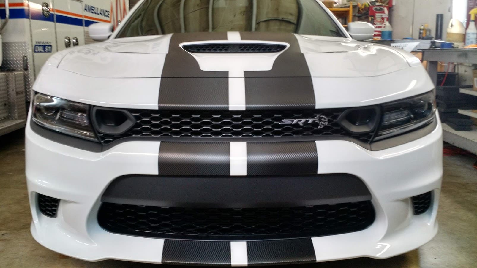 Custom vinyl graphics on custom vehicle by ATD Suncoast