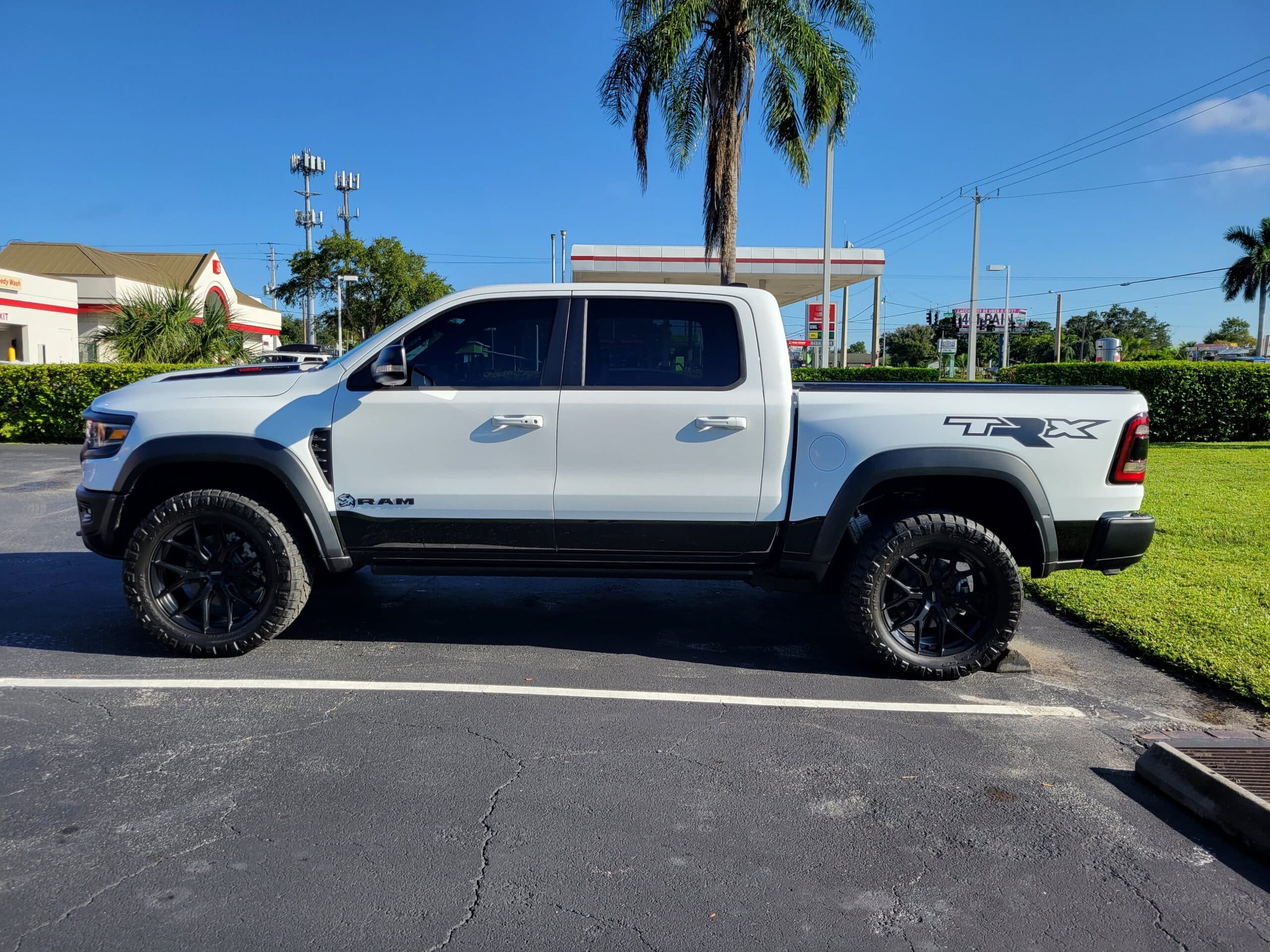Custom vinyl graphics on custom vehicle by ATD Suncoast