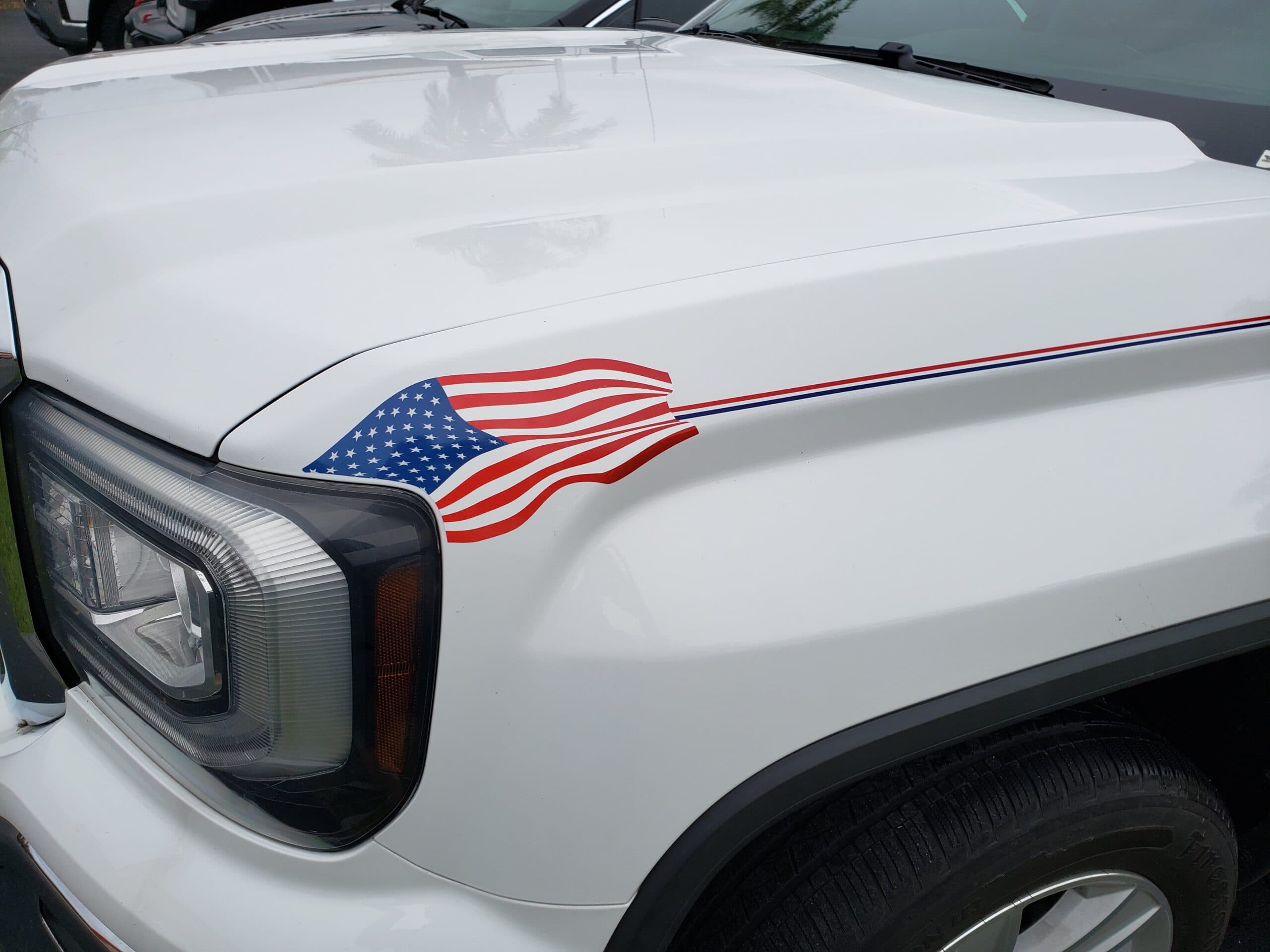 Custom vinyl graphics on custom vehicle by ATD Suncoast
