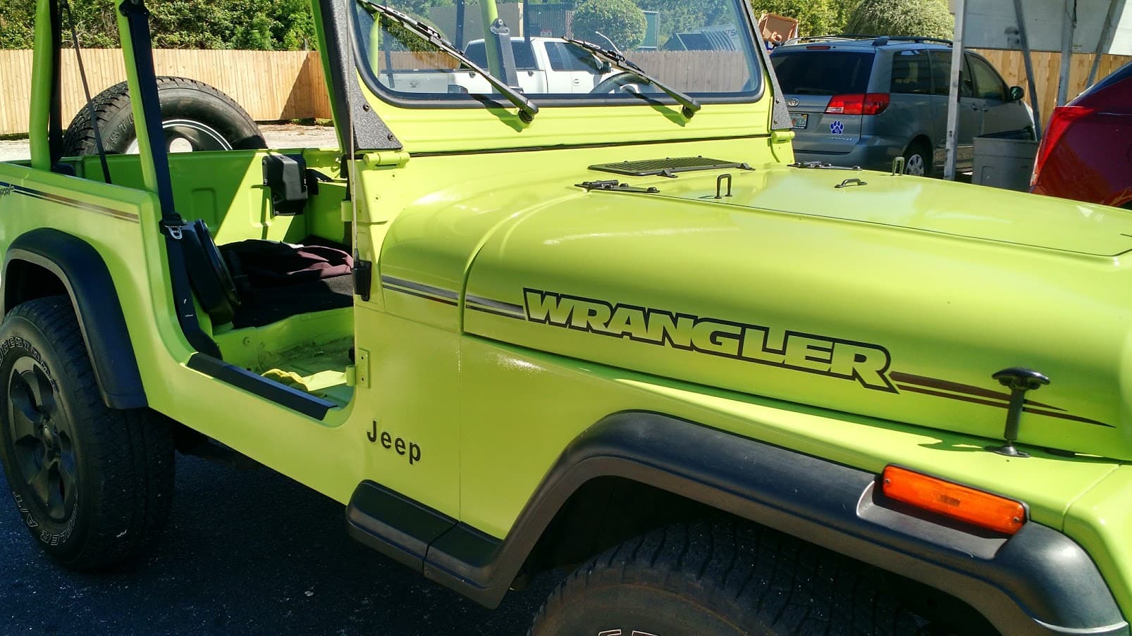Custom vinyl graphics on custom vehicle by ATD Suncoast