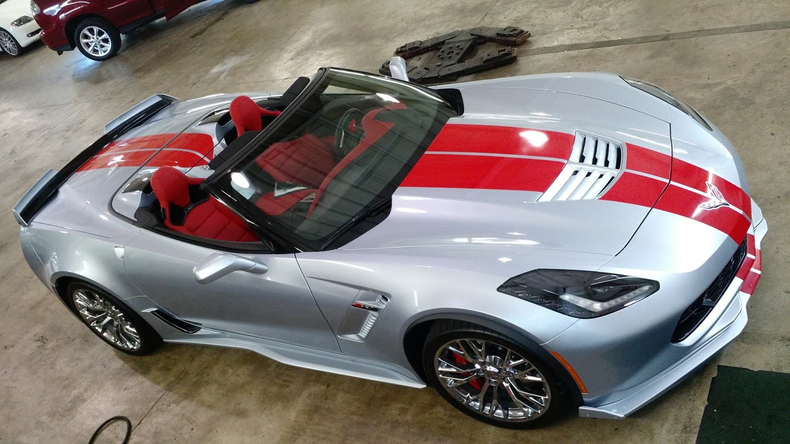 Custom vinyl graphics on custom vehicle by ATD Suncoast