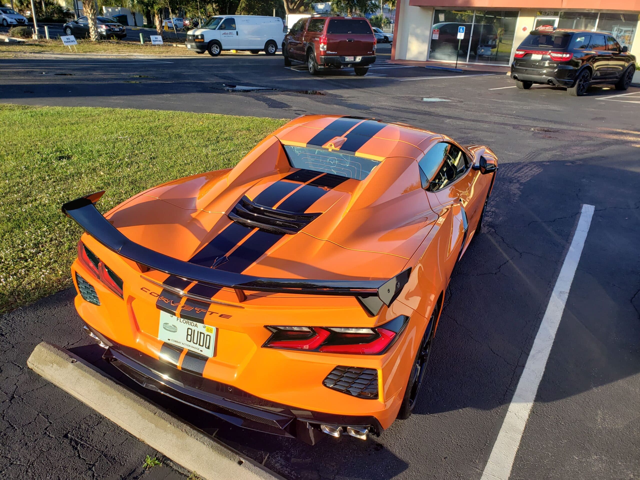 Custom vinyl graphics on custom vehicle by ATD Suncoast