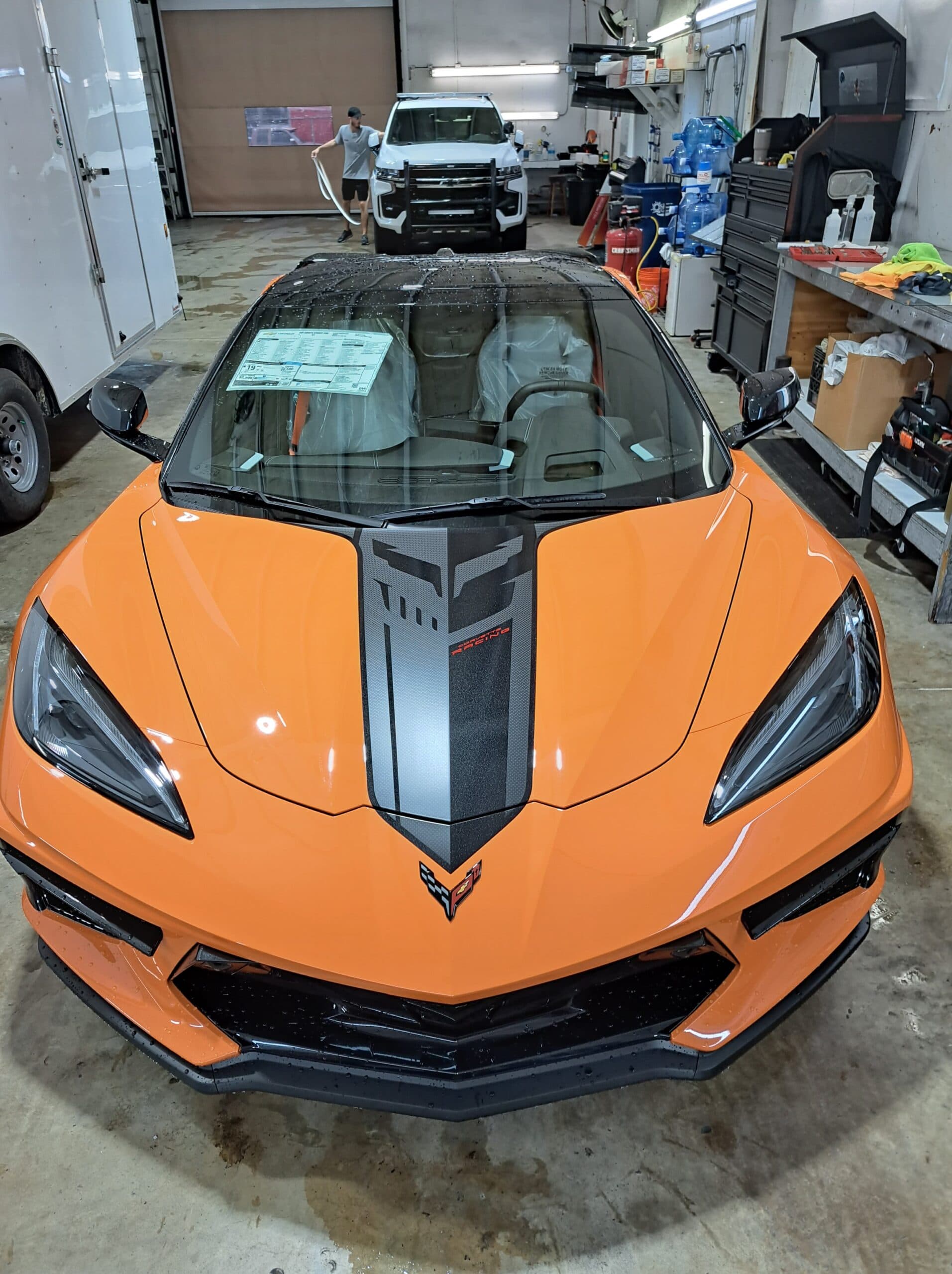Custom vinyl graphics on custom vehicle by ATD Suncoast