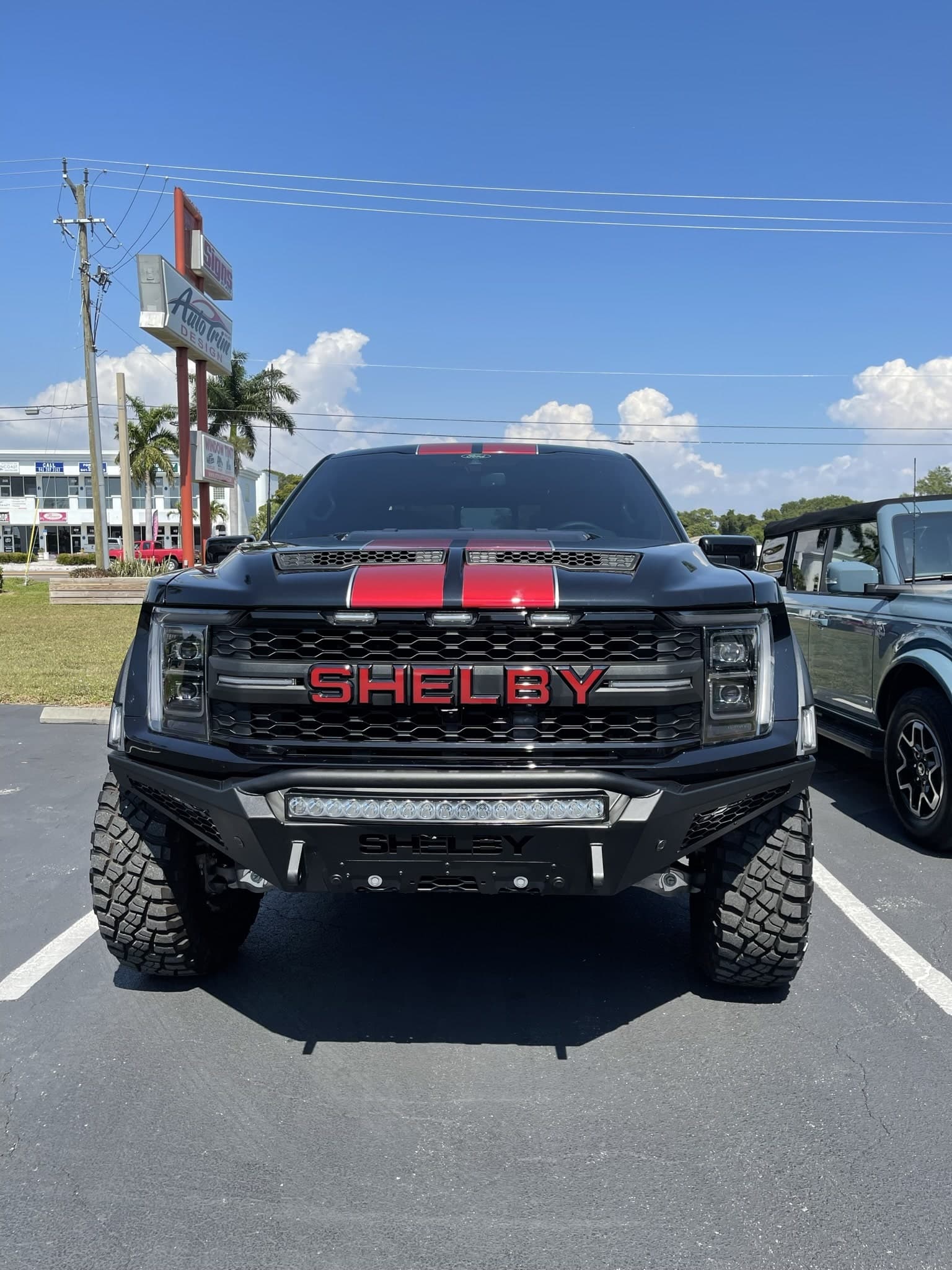 Custom vinyl graphics on custom vehicle by ATD Suncoast
