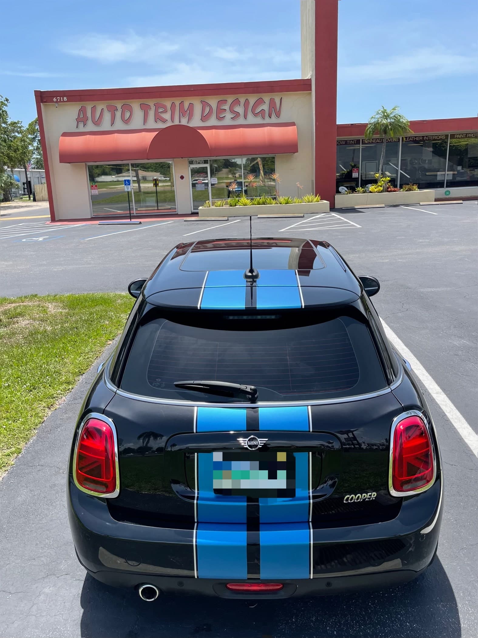 Custom vinyl graphics on custom vehicle by ATD Suncoast