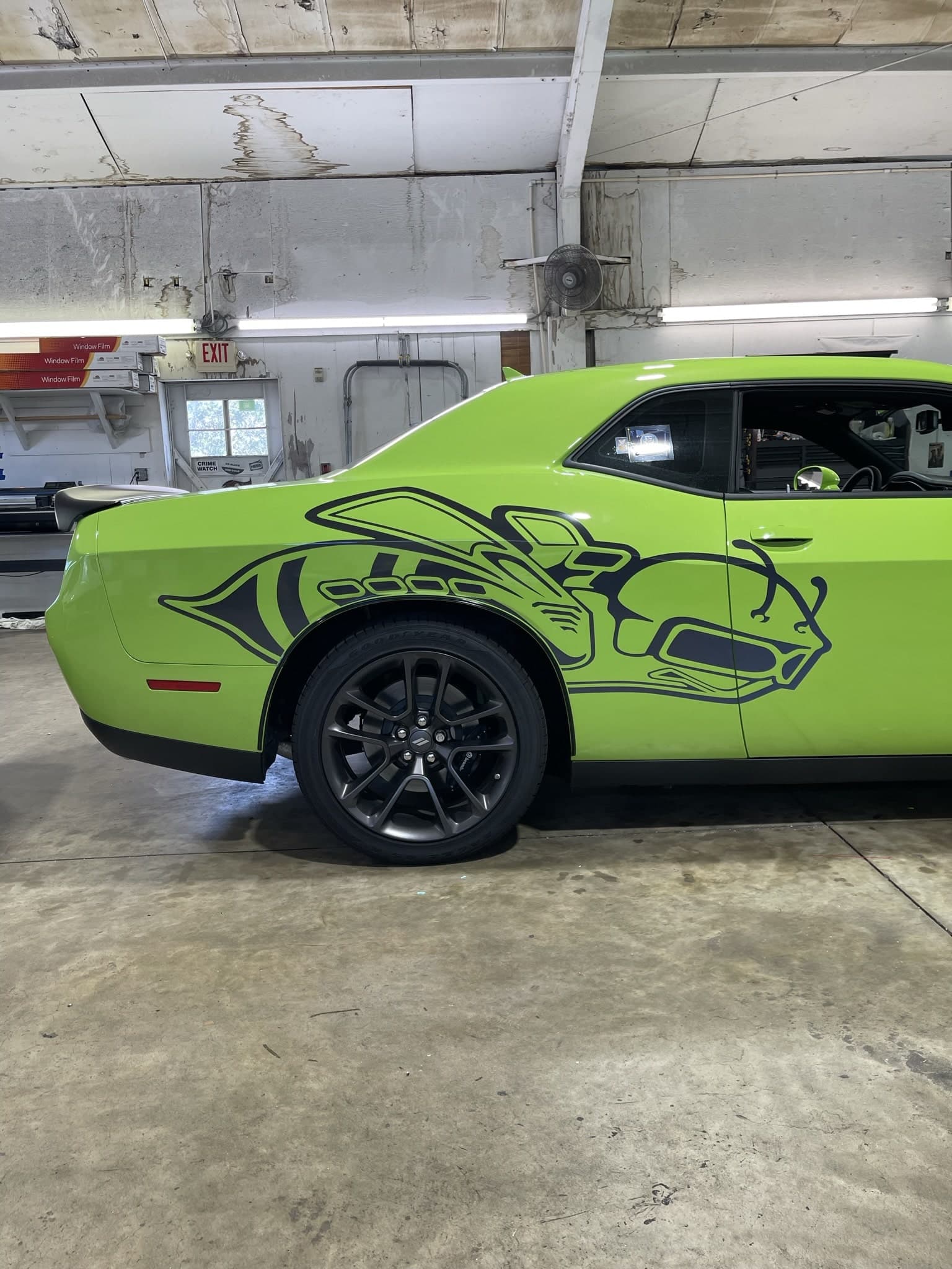 Custom vinyl graphics on custom vehicle by ATD Suncoast