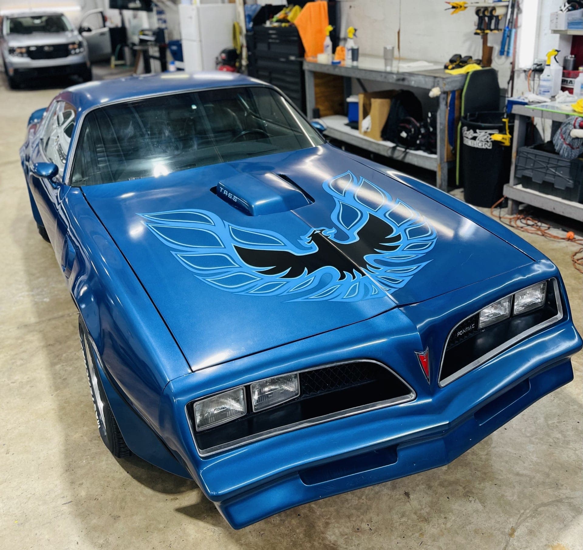 Custom vinyl graphics on custom vehicle by ATD Suncoast