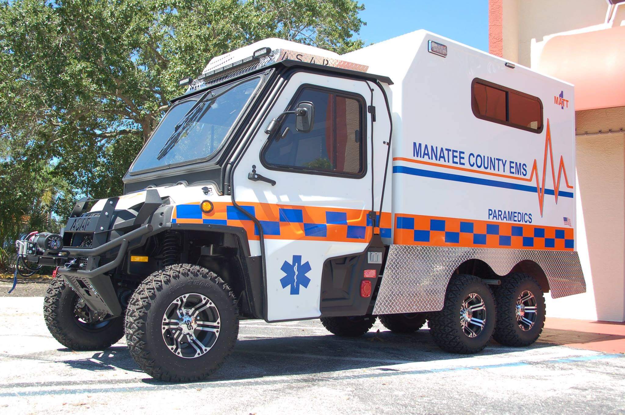 Emergency vehicle graphics by ATD Suncoast