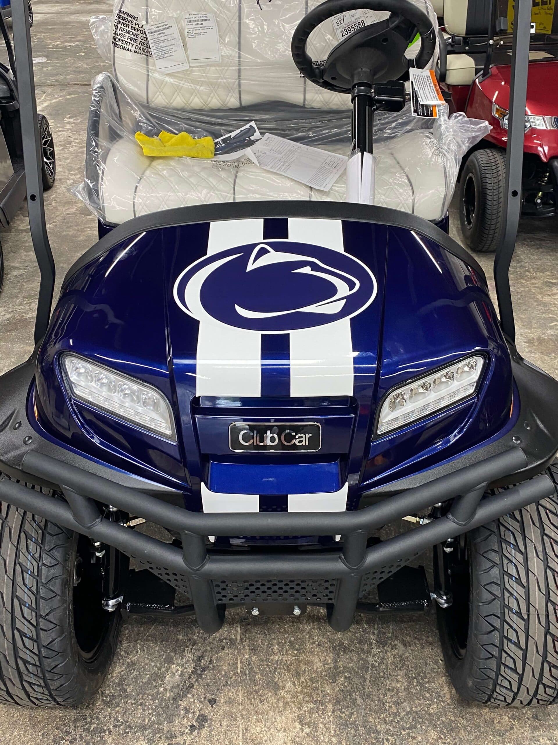 Custom golf cart graphics custom decals by ATD Suncoast