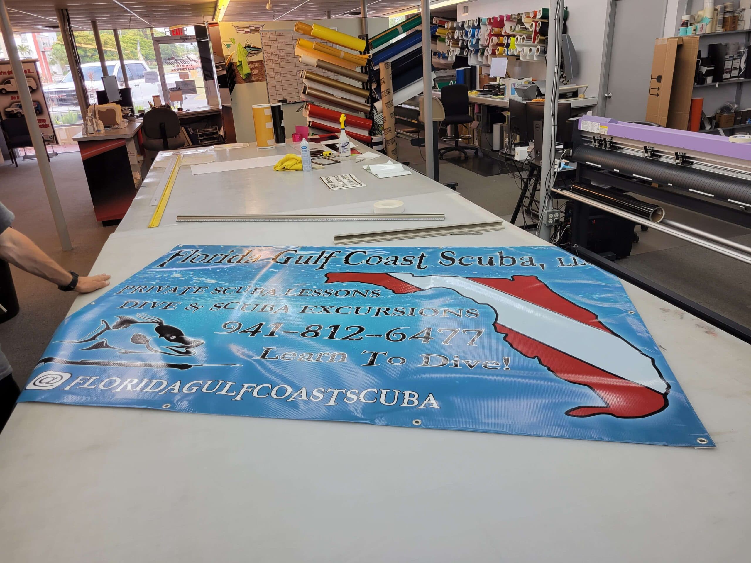 Custom business signage by Auto Trim Design