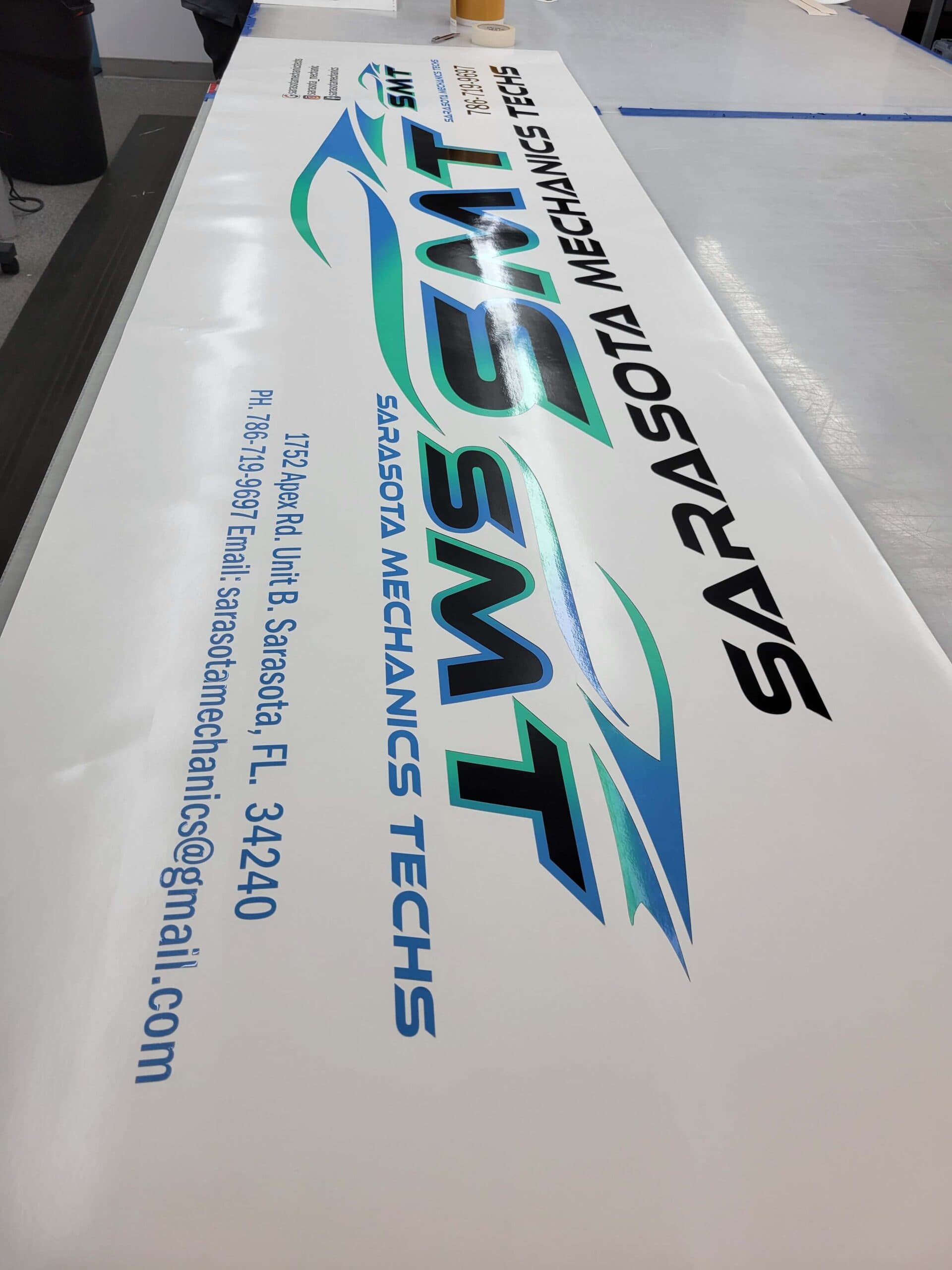Custom business signage by Auto Trim Design