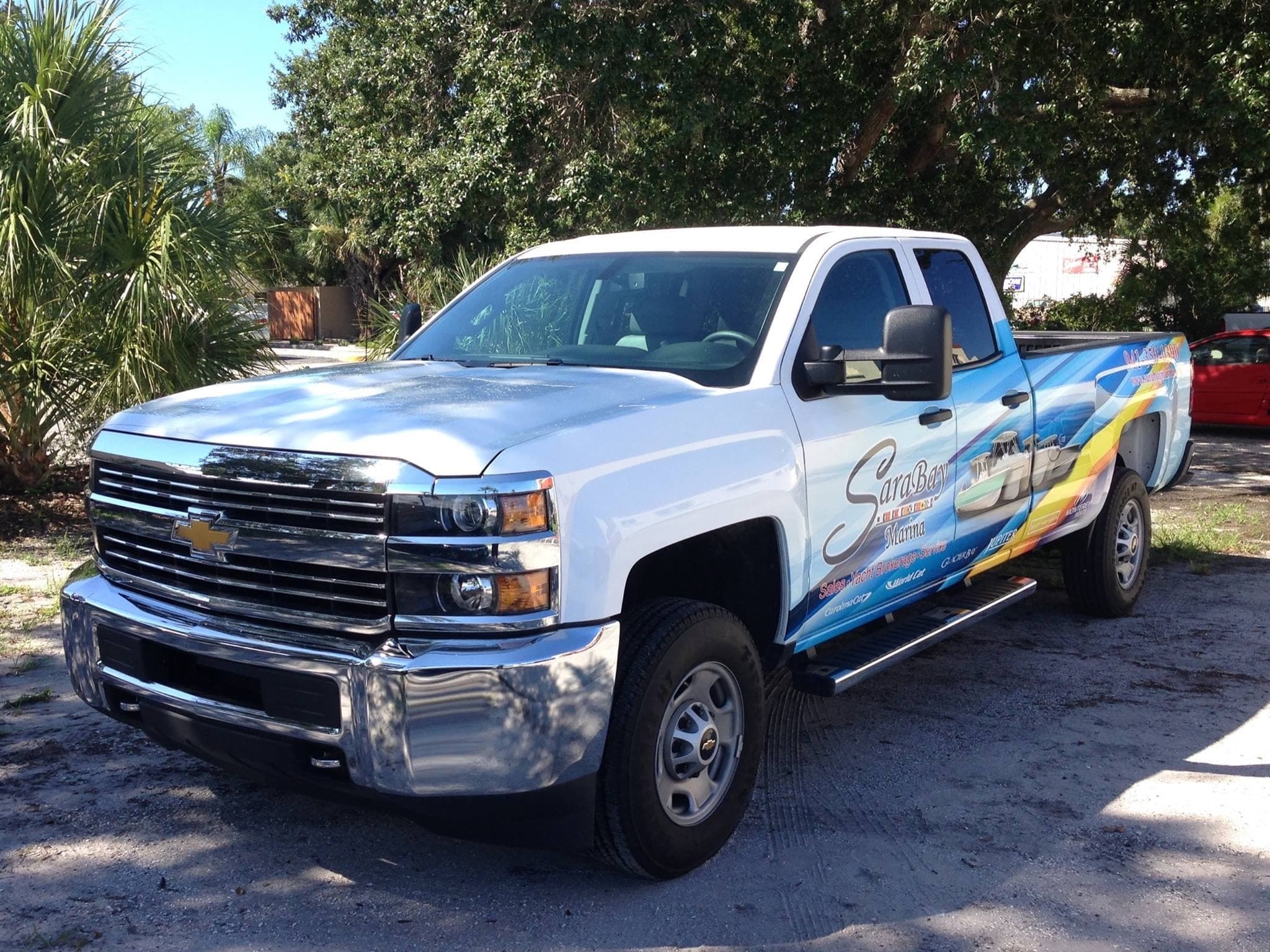Vehicle wrap custom wrap by Auto Trim Design Bradenton