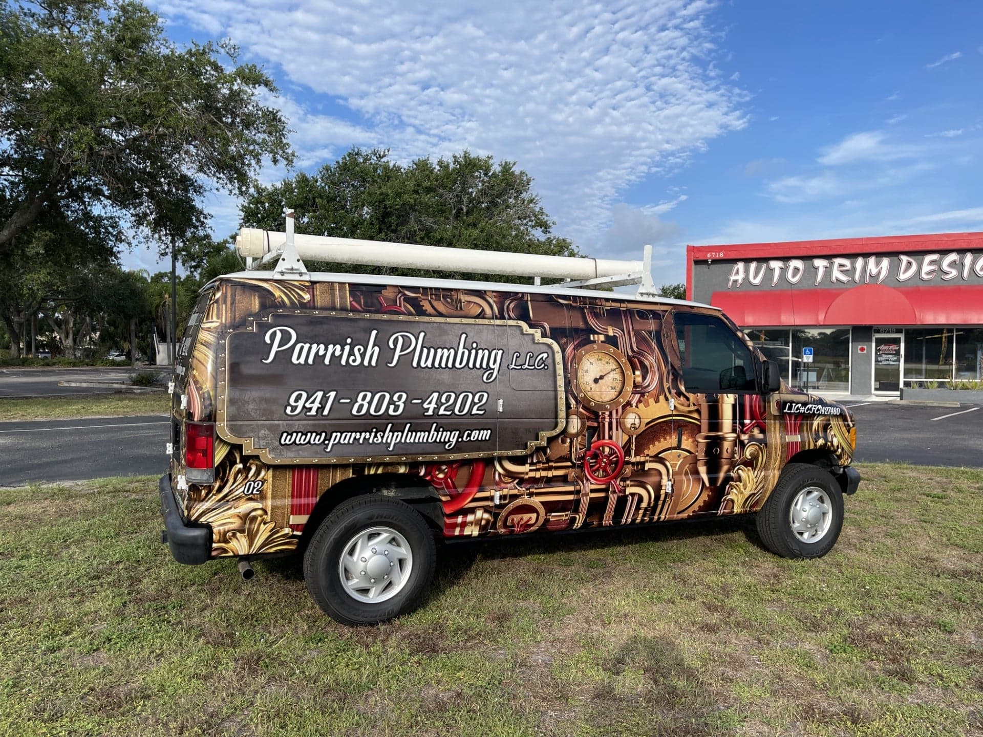 Vehicle wrap custom wrap by Auto Trim Design Bradenton
