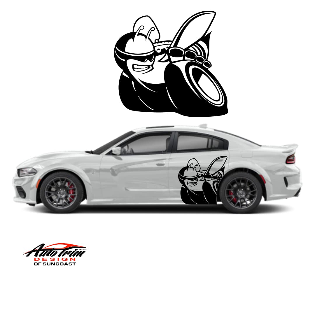 Dodge Charger SCAT PACK Bee Decal