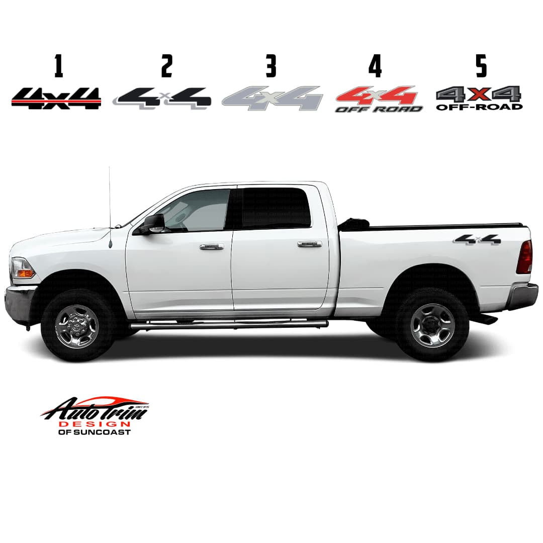 Dodge Ram 4x4 Decals